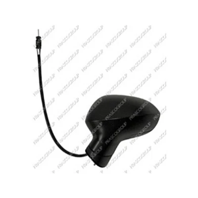 Afbeelding van Buitenspiegel Prasco ST0357104 Links Zwart Instellen: kabel, Bol vormig, niet getint SEAT: Ibiza 4, 4 ST, Sportcoupe