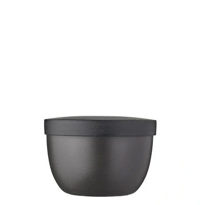 Afbeelding van Mepal Ellipse Snackpot 350 Ml Nordic Black Zwart Lunchboxen &amp; Bekers