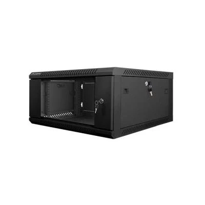 Image de Lanberg support mural 19 démonté paquet plat 4u 600x600mm noir wf01 6604 10b