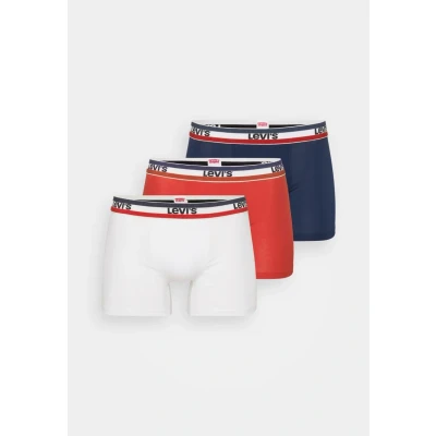 Afbeelding van Levi&#039;s Set van 3 boxershorts met logo voor heren, wit/blauw/rood