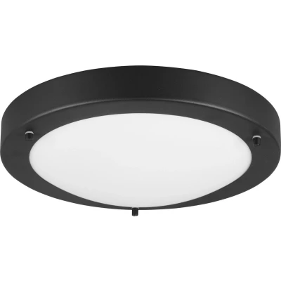 Afbeelding van TRIO Condus Plafondlamp Zwart mat excl. 1x E27 60W Badkamerverlichting IP44