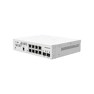 Afbeelding van Mikrotik CSS610 8G 2S+IN netwerk switch Gigabit Ethernet (10/100/1000) Power over (PoE) Wit