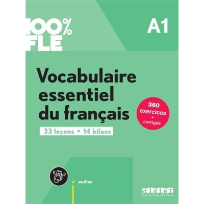 Image de 100% FLE Vocabulaire essentiel du français A1 Livre + didierfle.app