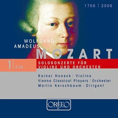 Afbeelding van Rainer Honeck, Vienna Classical Players Orchester, Martin Kerschbaum Mozart: Solokonzerte Für Violine Und Orchester (2 CD)