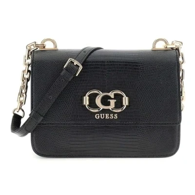 Afbeelding van GUESS schoudertas Salinge Flap Crossbody Bag Black zwart