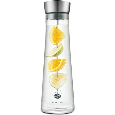 Afbeelding van SILBERTHAL Waterkaraf met spies voor groente of fruit 1 liter