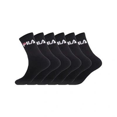Afbeelding van Fila Fila/Am/Tnx6 Sportsokken voor heren (6 stuks), zwart.