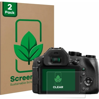 Afbeelding van ScreenLeaf Screenprotector voor Panasonic Lumix DMC FZ300 Duurzame schermbescherming Folie Beschermfolie transparant (2 Stuks)