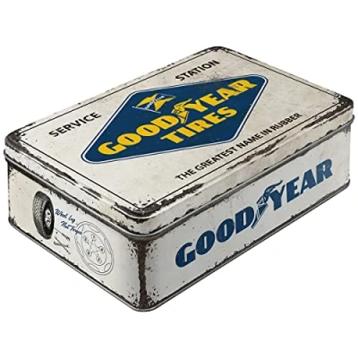 Afbeelding van Tin Box Plat Good Year Tires