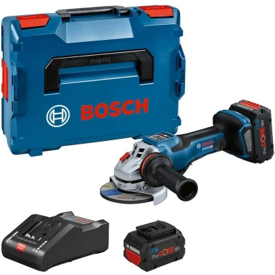 Afbeelding van Bosch Professional GWS 18V 15 PSC Haakse slijper BITURBO Met 2x accu en lader in L Boxx