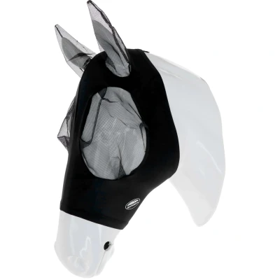 Afbeelding van Weatherbeeta Vliegenmasker Stretch Bug Eye Saver met Oren Zwart/Zwart Cob