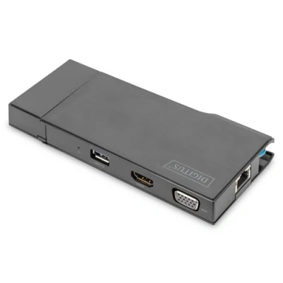 Afbeelding van Digitus Universal Docking Laptopdockingstation Geschikt voor merk: Universeel
