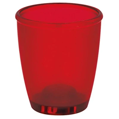 Afbeelding van Spirella Toronto tandenborstelhouder rood 7x11 cm