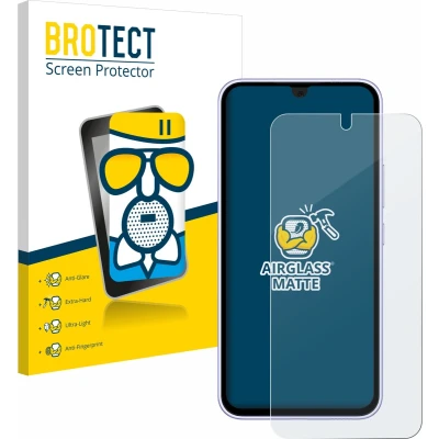 Afbeelding van BROTECT Screenprotector voor Samsung Galaxy A54 5G (case friendly) Folie Beschermfolie Beschermglas matte