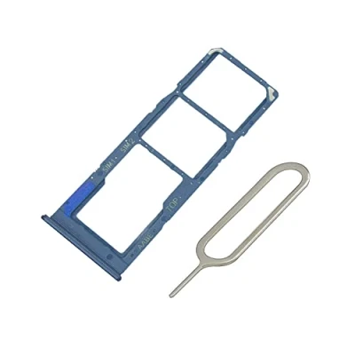 Afbeelding van MMOBIEL Dual Sim Kaart Houder voor Samsung Galaxy A12 6.5 inch Blauw