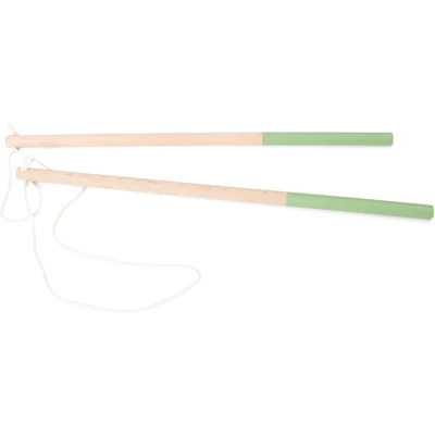 Afbeelding van BS Toys Grote Bellenblaas Hout en touw Buitenspeelgoed Bellen Blazen
