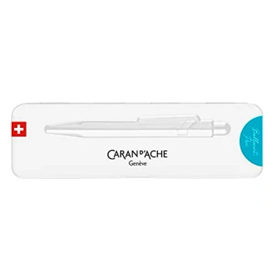Image de Stylo à bille Caran d&#039;Ache 849 Colormat X Turquoise