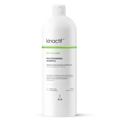 Afbeelding van Kin Cosmetics Kinactif No.3 Volume Mild Expanding Shampoo 1000ml Voor Fijn En Dun Haar