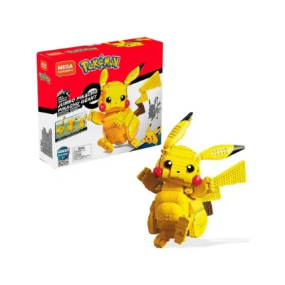 Afbeelding van MEGA Construx Pokemon Pikachu reus, 33 cm, bouwspel, 825 delig, voor kinderen vanaf 8 jaar, FVK81