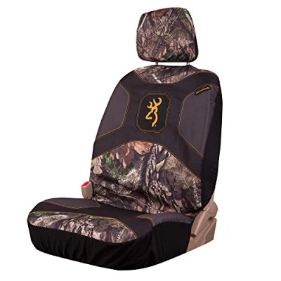 Afbeelding van Browning Universele stoelhoezen voor voorstoelen, waterdicht, auto, vrachtwagen en SUV, Buckmark (Camouflage Mossy Oak Break Up Country)