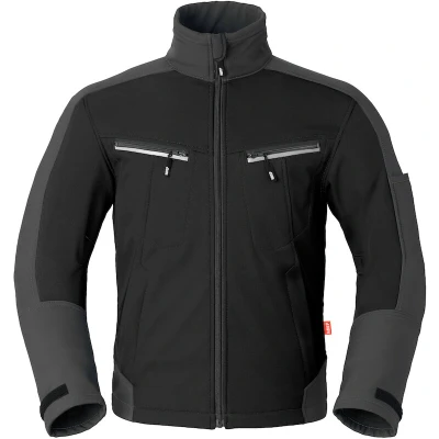 Afbeelding van HAVEP Attitude Softshell Jas Zwart/Charcoal Grijs Maat 3XL
