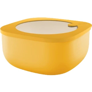 Afbeelding van Guzzini Eco Store&amp;more Opbergdoos (ondiep) 1900ml Mango Yellow