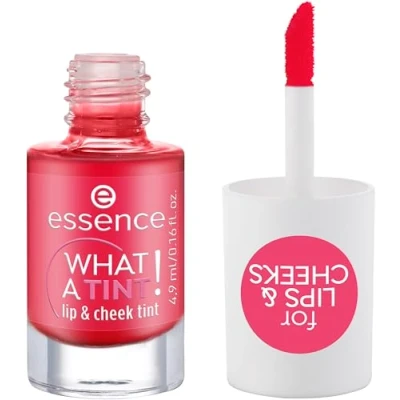 Afbeelding van essence WHAT A TINT! Encre à lèvres n 02, rouge, longue durée, résultat immédiat, naturel, végétalien, sans huile, paraben, nanoparticules, 4,9 ml