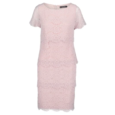 Afbeelding van Vera Mont Kurzarm Etuijurk, Dames, Maat: 36, Foggy rose