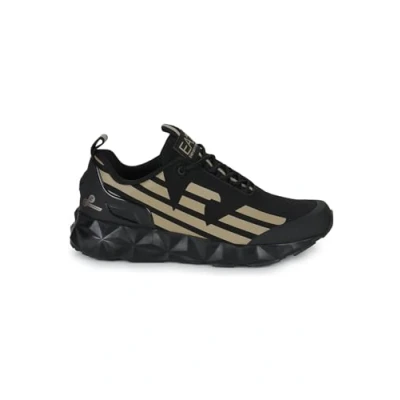 Afbeelding van EA7 Emporio Armani Ultimate Kombat Unisex Sneakers laag, Maat: 40, Triple black/gold Kunststof/ textiel