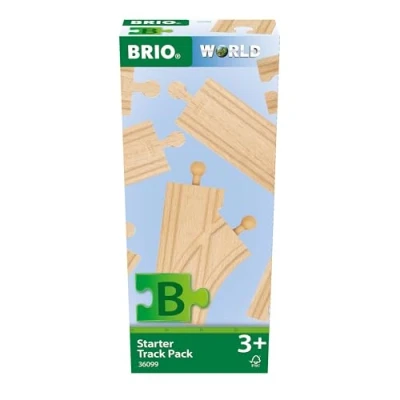 Image de Circuit train Brio Coffret de démarrage 12 rails Pack B Bois