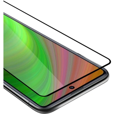 Afbeelding van Cadorabo Screenprotector geschikt voor Huawei P SMART 2021 Volledig scherm pantserfolie Beschermfolie in TRANSPARANT met ZWART Gehard (Tempered) display beschermglas 9H hardheid 3D Touch