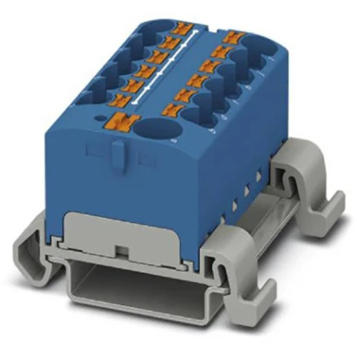 Afbeelding van Phoenix Contact 3273748 Verdeelblok 28.6 mm Spanveer Blauw 8 stuk(s)