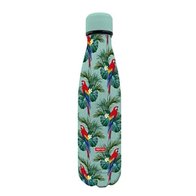Afbeelding van Nerthus Drinkfles Vacuüm 500ml Papegaai (warm En Koud)
