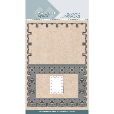 Afbeelding van Card Deco Essentials Frame Dies Poinsettia A5