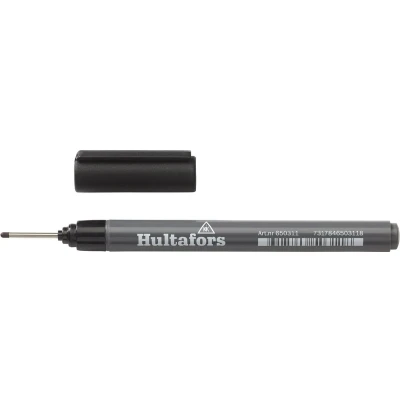 Afbeelding van Hultafors aftekenstift voor diepe gaten zwart