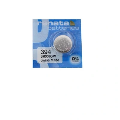 Afbeelding van Renata horloge batterij gemaakt Swiss 394 of SR936SW AG9 1.5V snel schip (1 x SR 936 SW)