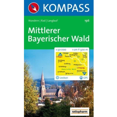 Afbeelding van Mittlerer Bayerischer Wald 1 : 50 000