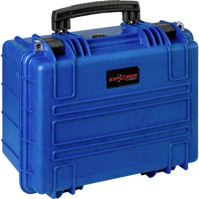 Afbeelding van Explorer Cases Outdoor koffer 3823HL.N blue Navy with pick &amp; pluck foam (b x h d) 38 27 23 cm blauw