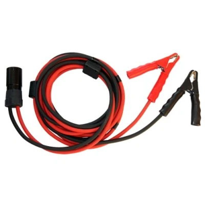 Afbeelding van SET® TS 170 Startkabels 35 mm² Koper 5.00 m NATO stekker, Met plaatstaal tangen, geïsoleerde accuklemmen