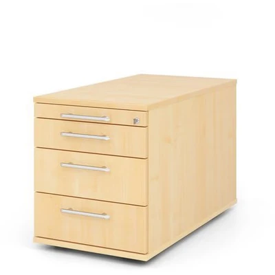 Afbeelding van Ladeblok 3 Lades Verrijdbaar Esdoorn 42,8 x 80 51,2 cm Signa Tc30 RE