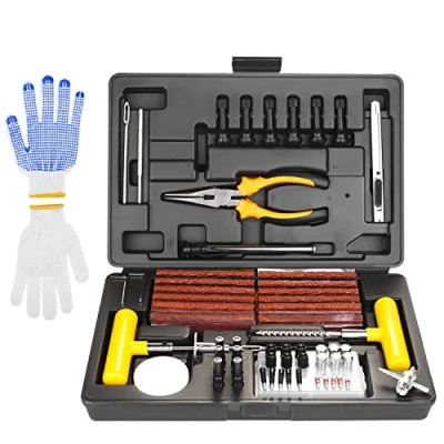Afbeelding van SHYOSUCCE 100 stuks bandenreparatiesets met manometer en handschoenen (100 stuks)
