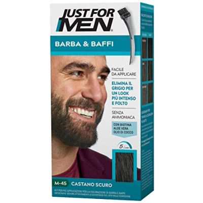 Afbeelding van Just For Men, Baard En Snor Kleurmiddel, M45 Donkerbruin
