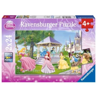 Image de Puzzle Princesses magiques Ravensburger 2 x 24 pièces