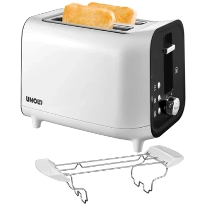 Afbeelding van Unold 38410 broodrooster 2 snede(n) 800 W Wit