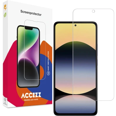 Afbeelding van Accezz Screen protector Geschikt voor Xiaomi Redmi Note 14 (4G), 5G Gehard Glas Screenprotector