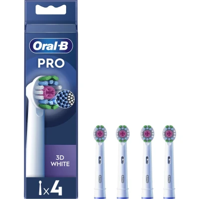 Afbeelding van Oral B Opzetborstels Pro 3D White 4 stuks