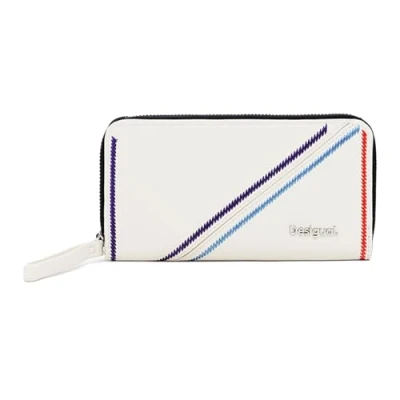 Afbeelding van Desigual Portemonnee Cleo Maya Maxi Wallet Raw Crème