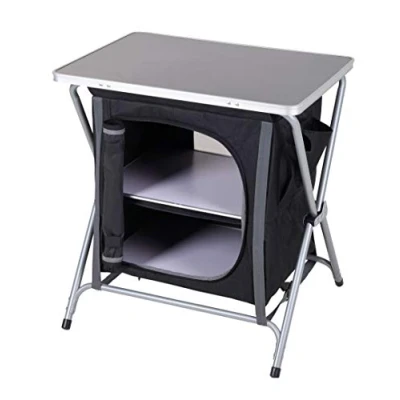 Afbeelding van Spetebo Opvouwbare campingkast, multifunctionele kast, keukenaccessoires, 64 x 60 45 cm