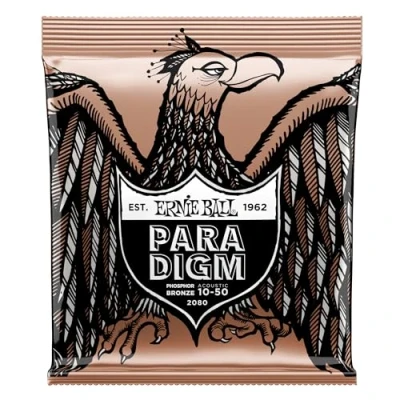 Afbeelding van Ernie Ball Paradigm Phosphor Bronze Extra Light 10 50