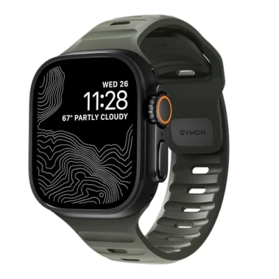 Afbeelding van Nomad Sport Strap V2 Apple Watch 42mm / 44mm 45mm 49mm Ash Green NM01132585